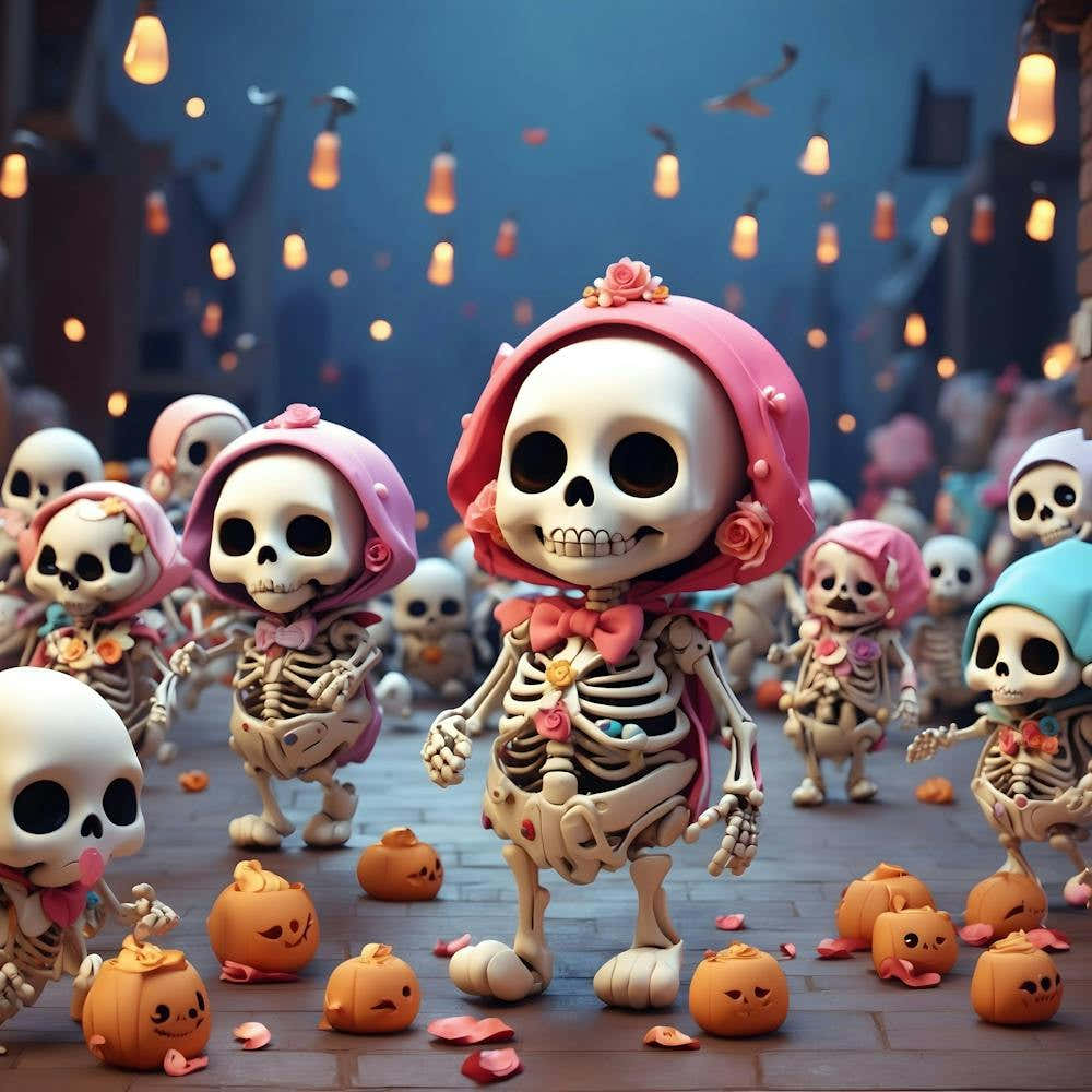 Halloween Skeletons 2