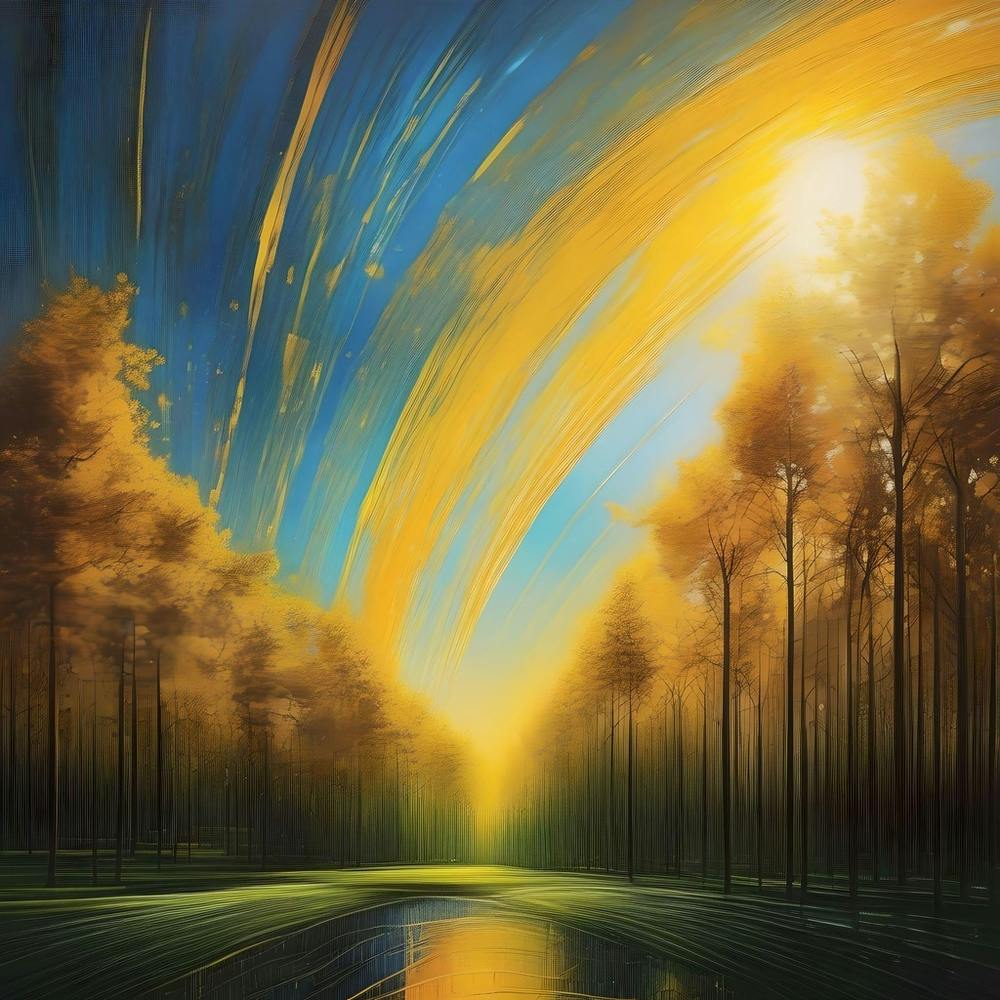 Sunrise Over The Pond