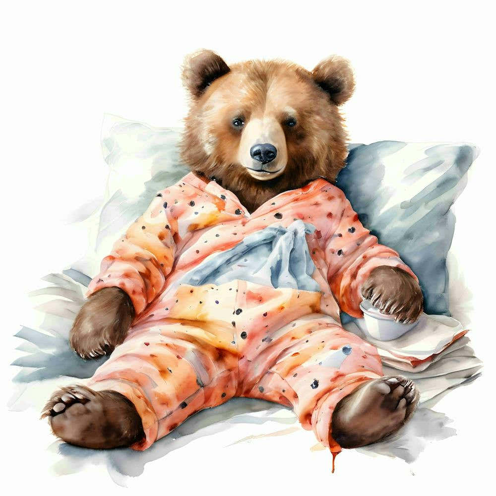 Bear In Pajamas 1