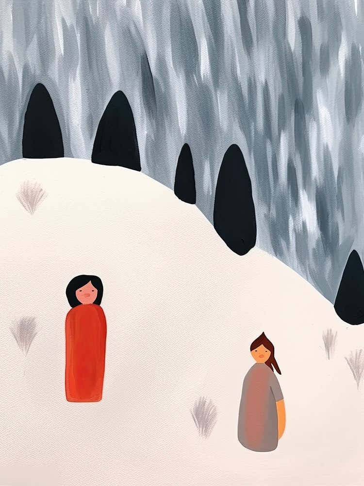 Mountains, Tiny People And Illustration 6