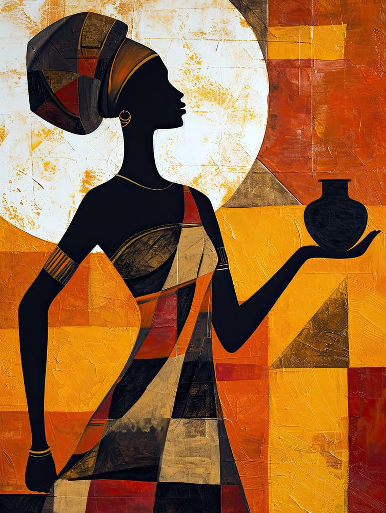 The African Woman; A Boho Picture