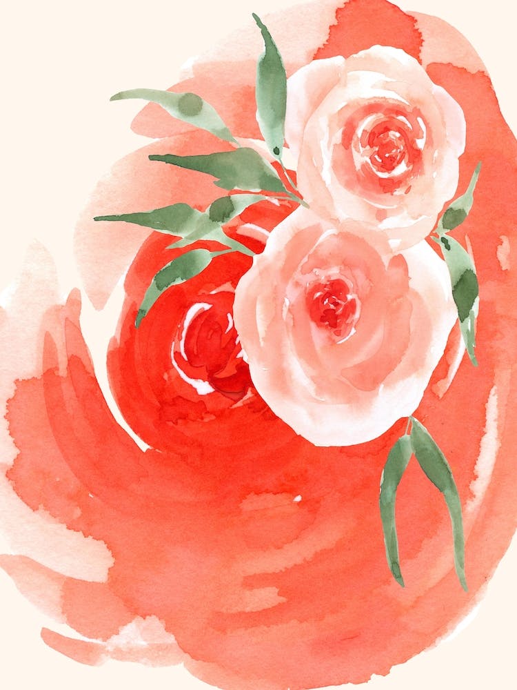 Watercolor Roses