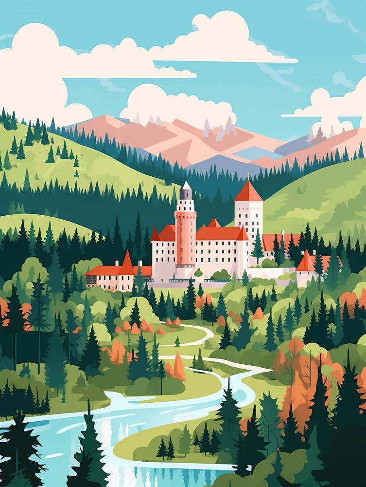 Czech Republic 1 Travel Illustration