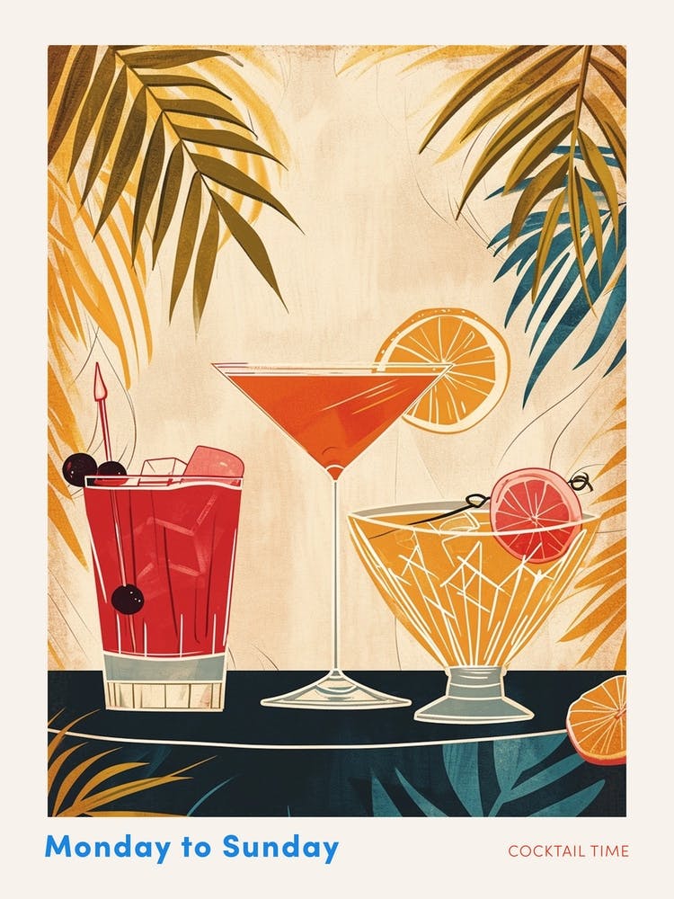 Art Deco Cocktail 1 Poster