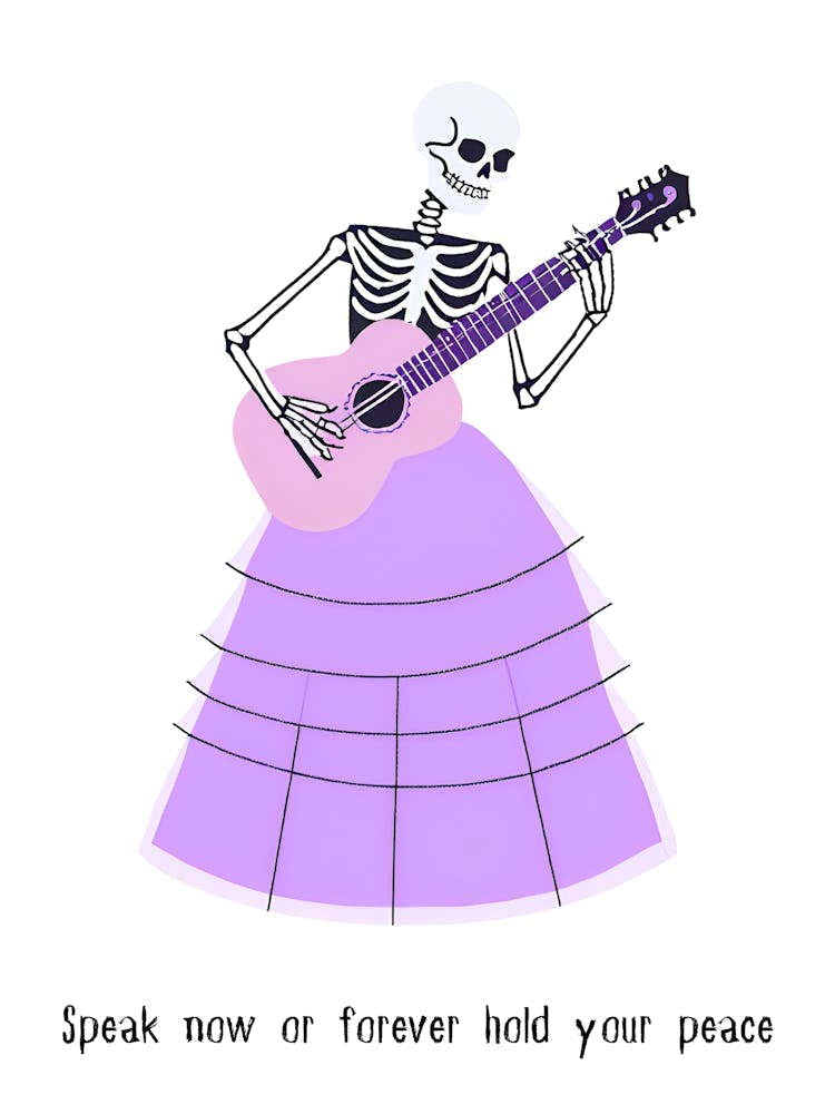 Speak Now - Taylor Swift Halloween punny poster