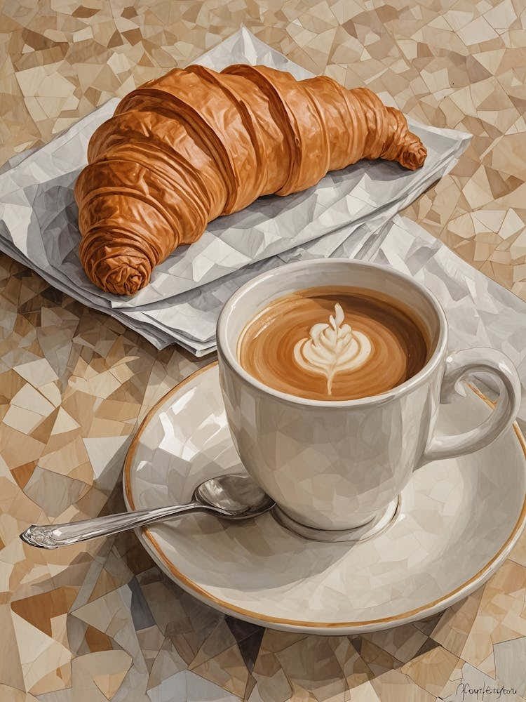 Coffee And Croissant