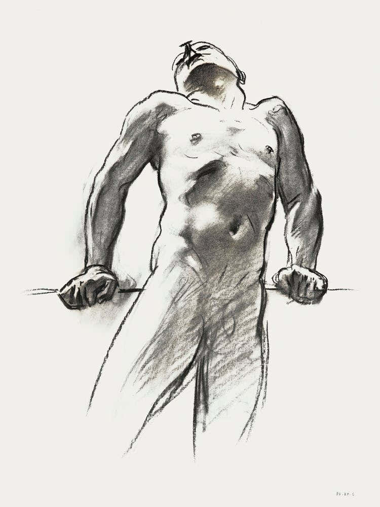 Man Standing, Head Thrown Back, John Singer Sargent