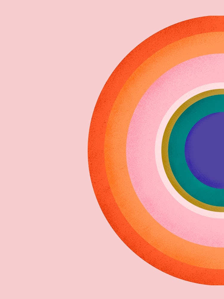 Colorful Half Circles