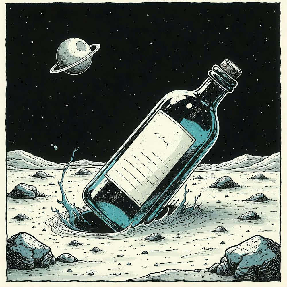 Bottle On The Moon