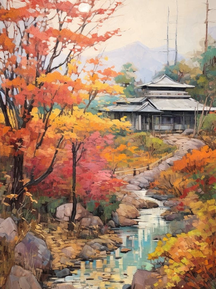 Autumn Gardens Painting Japanese Friendship Garden Usa 3