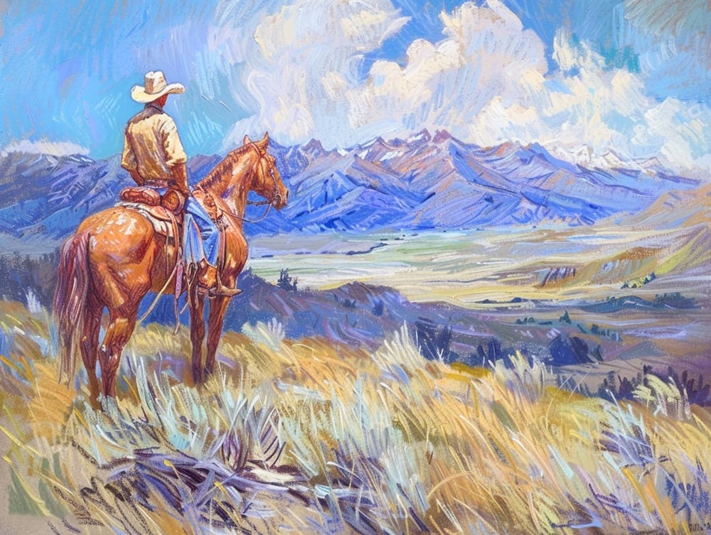 Cowboy In Montana 3