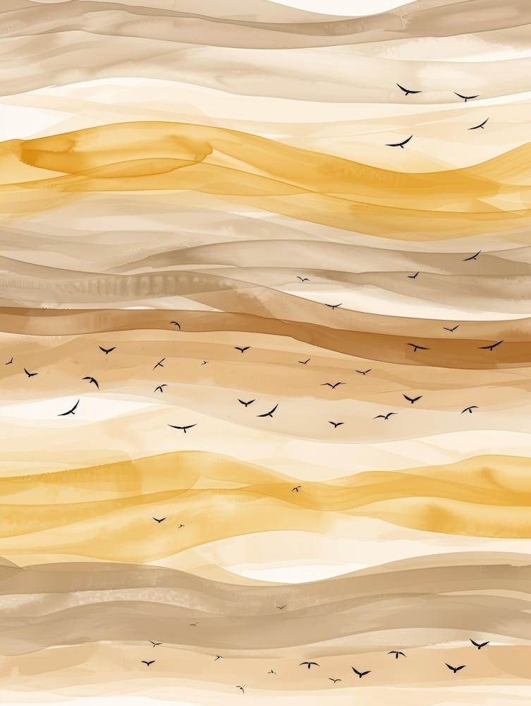 Seagulls On The Beach 3