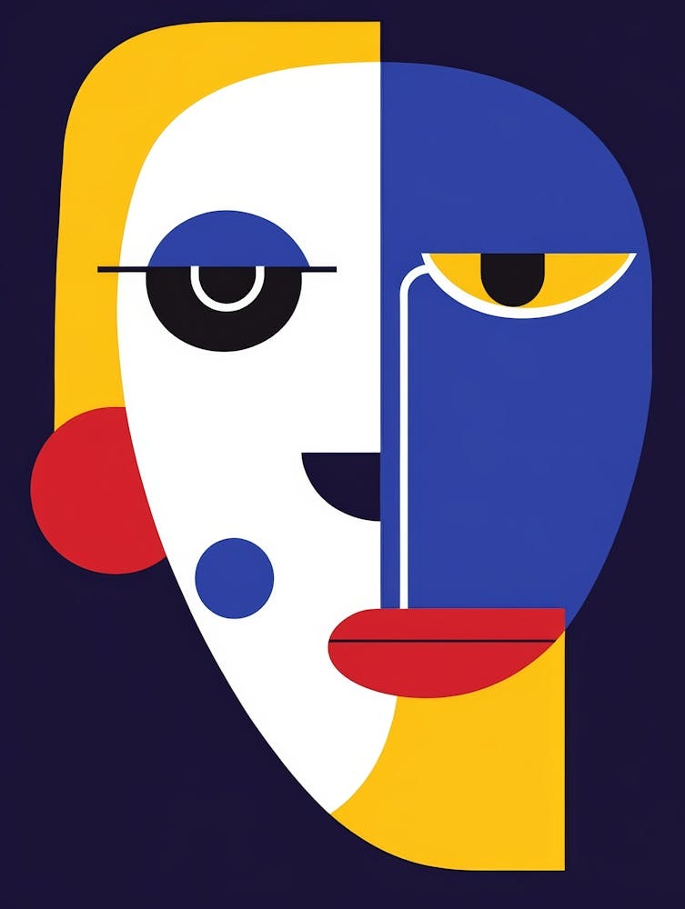 Abstract Portrait Of A Woman 132