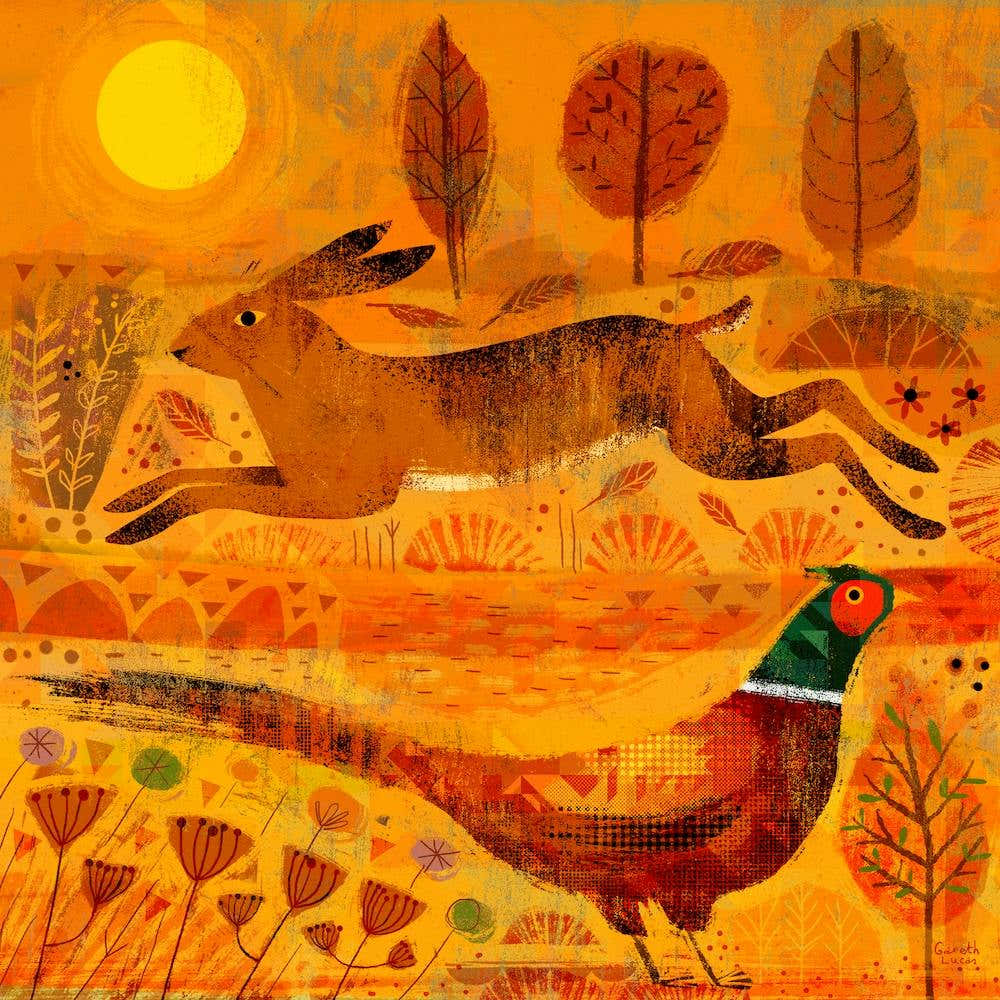 Hare And Pheasant Square