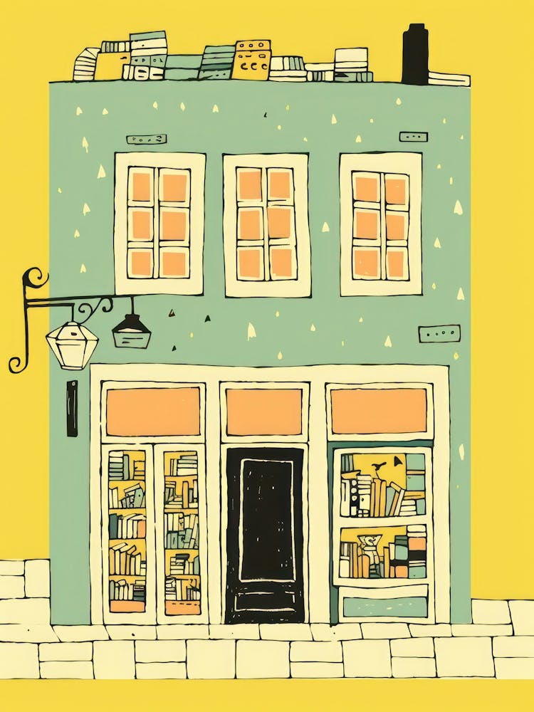 Lisbon The Book Nook Pastel Colours 1