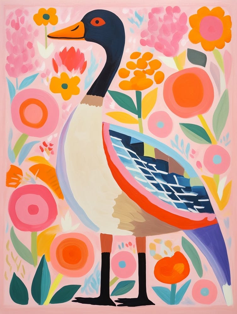 Pink Scandi Goose 4