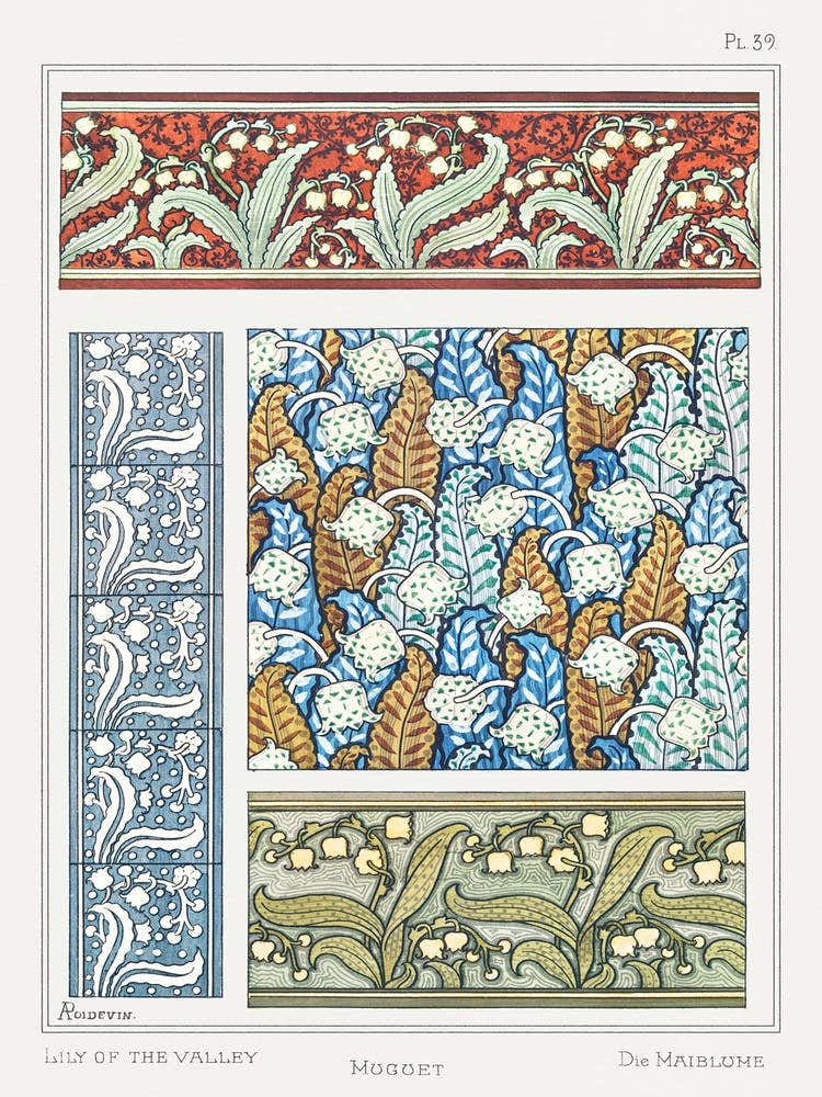 Lily Of The Valley From La Plante Et Ses Applications Ornamentales (1896), Maurice Pillard Verneuil