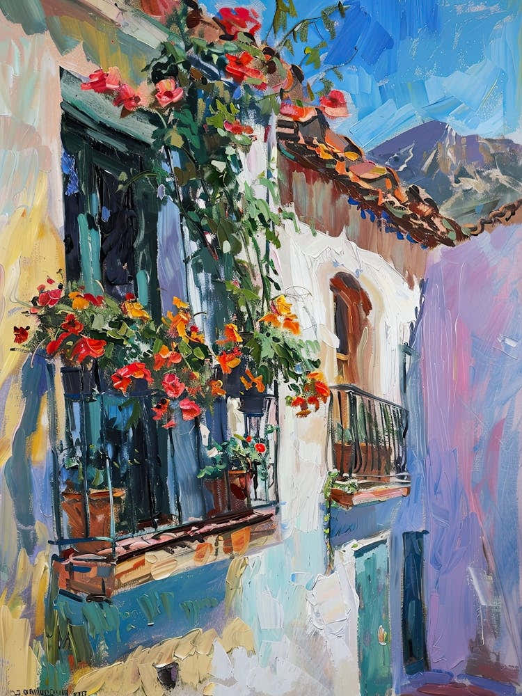 Balcony Painting In Almeria 1