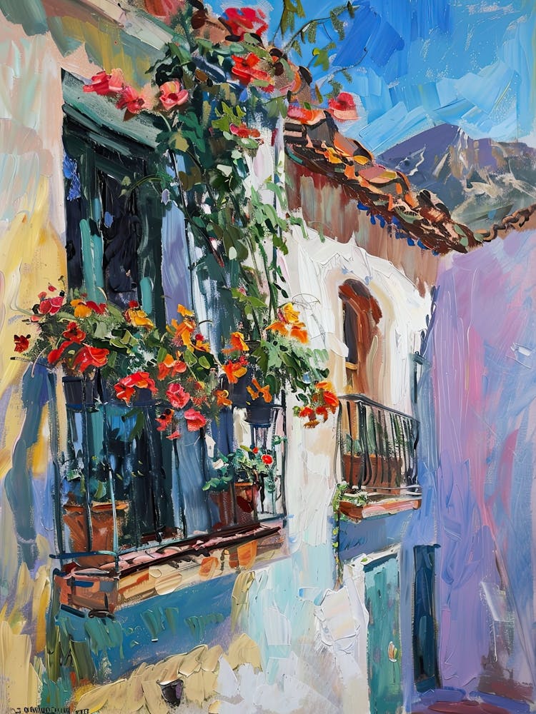 Balcony Painting In Almeria 1