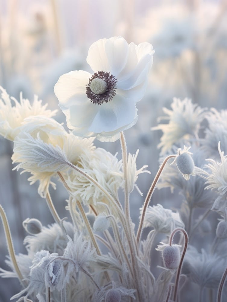 Frosty Botanical Anemone 2