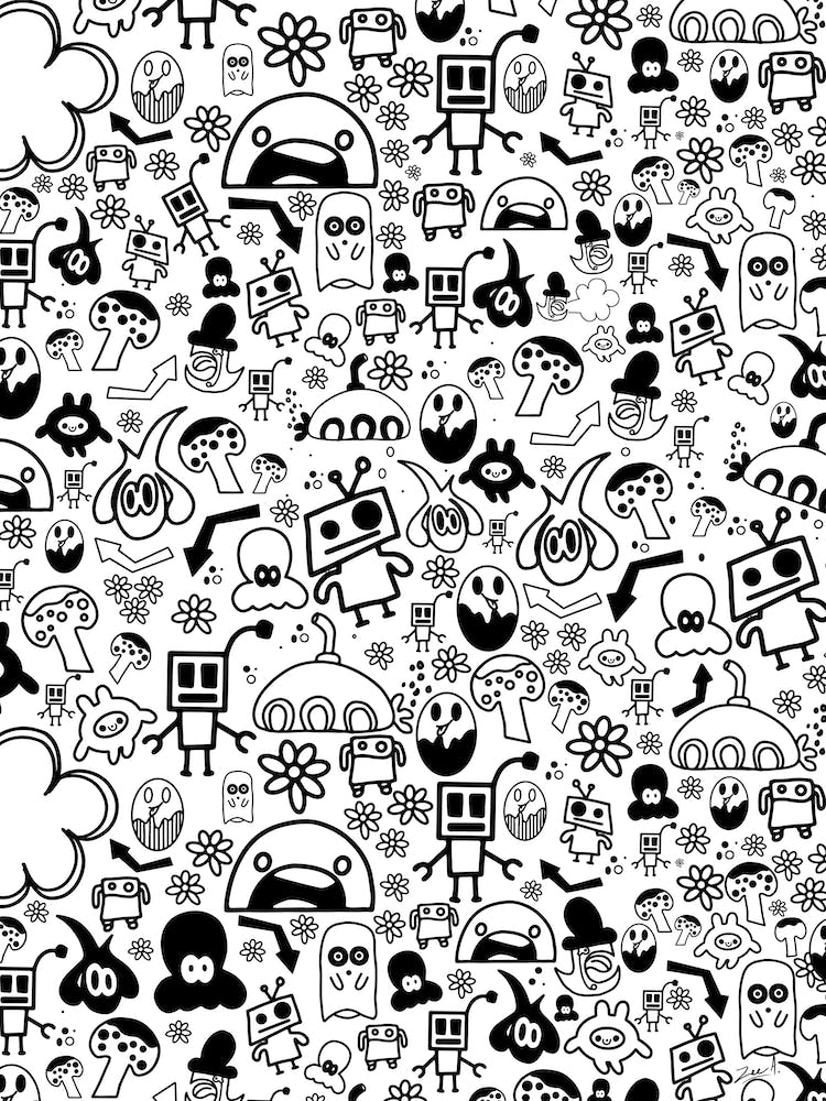 Mysterious Monsterious Doodle