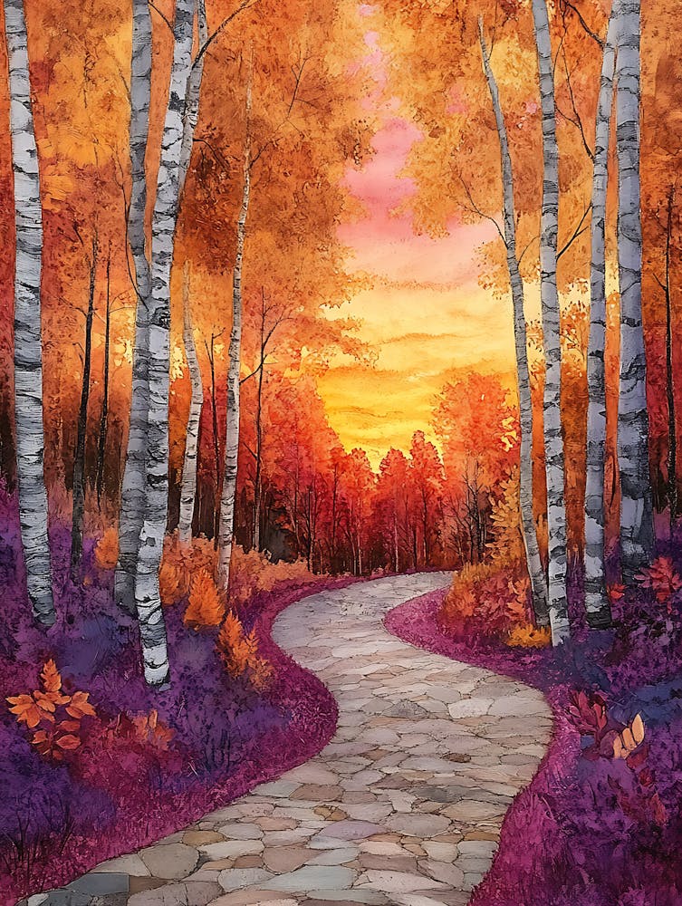 Beautiful Autumn Painting 4