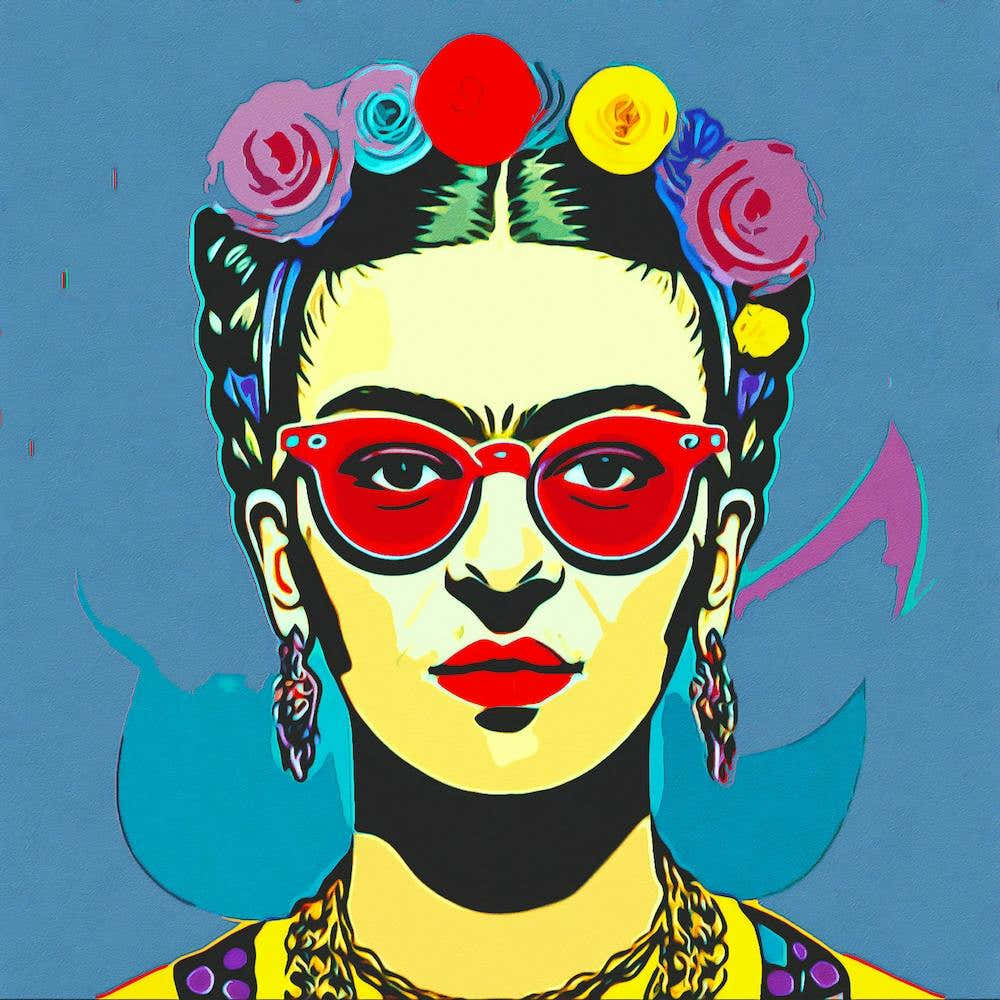 Red Glasses Of Frida
