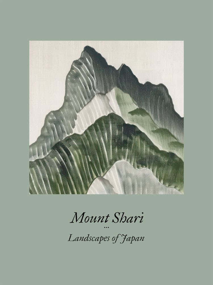 Landscapes Of Japan Mount Shari 66