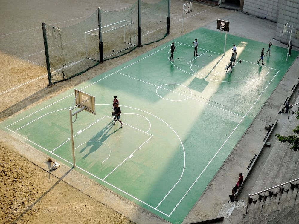 Basketball In Seoul, South Korea