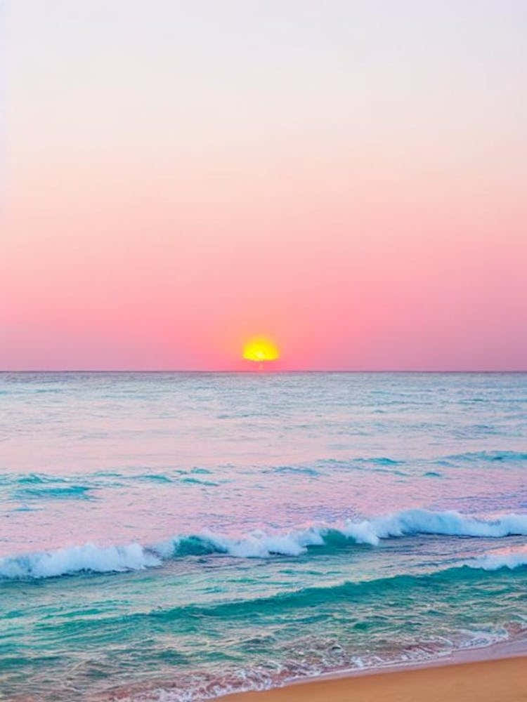 Bávaro Beach, Dominican Republic Pink Photography 2