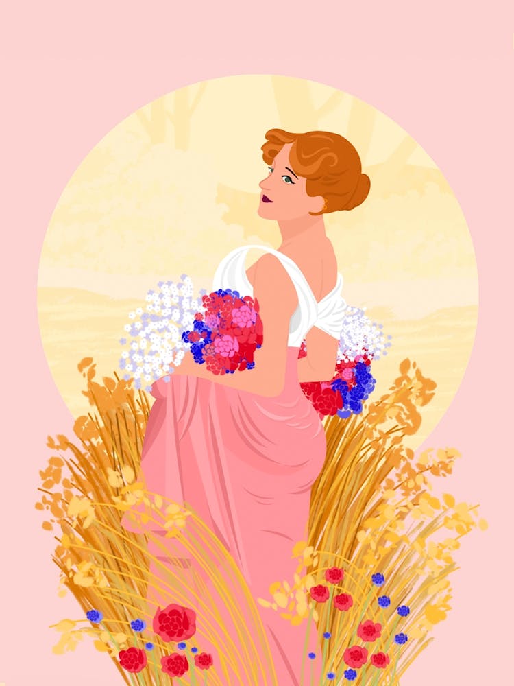 The Seasons Summer Alphonse Mucha