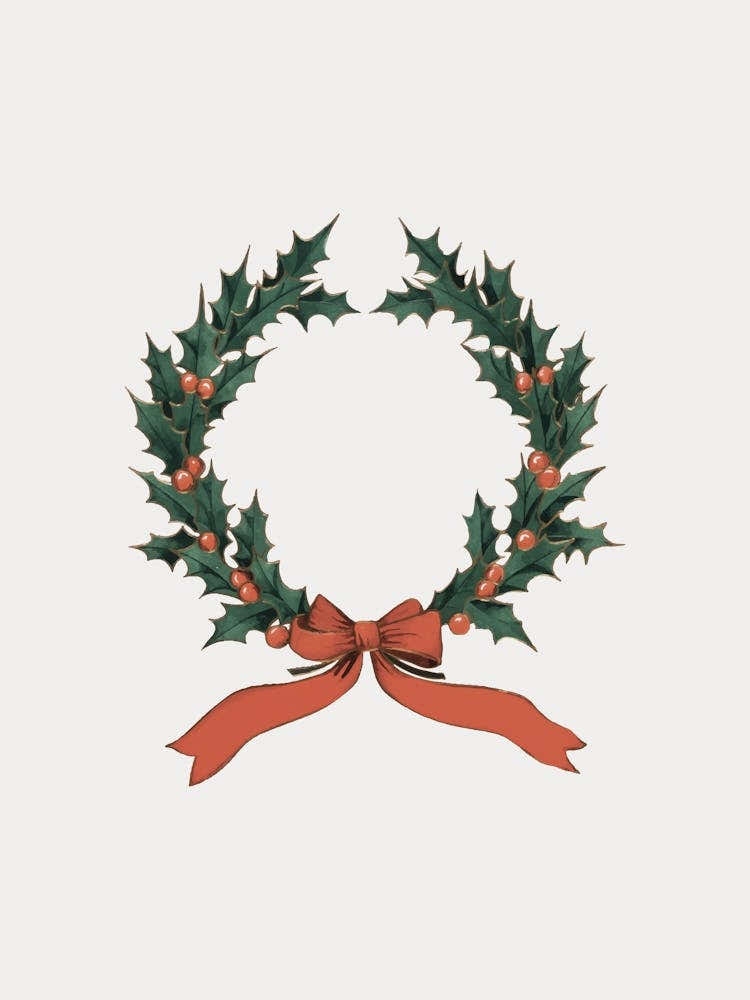 Vintage Christmas Wreath