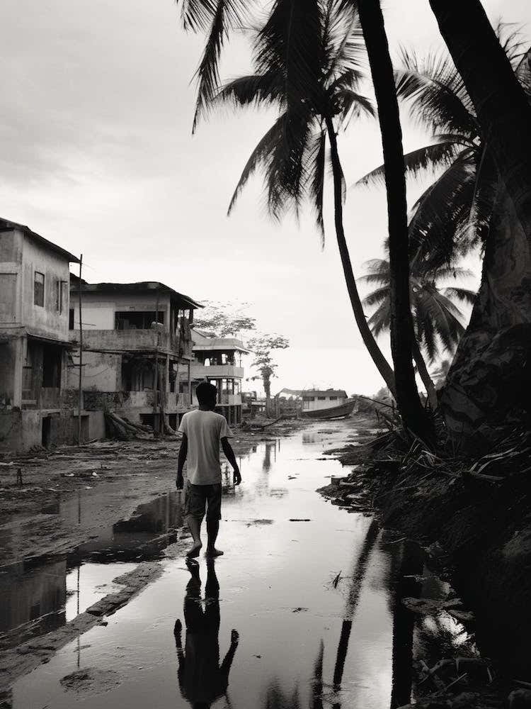 Philippines, Black And White Analogue Photograph 1