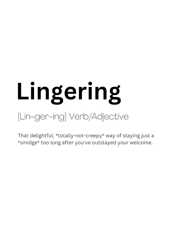 Lingering Definition Meaning 1