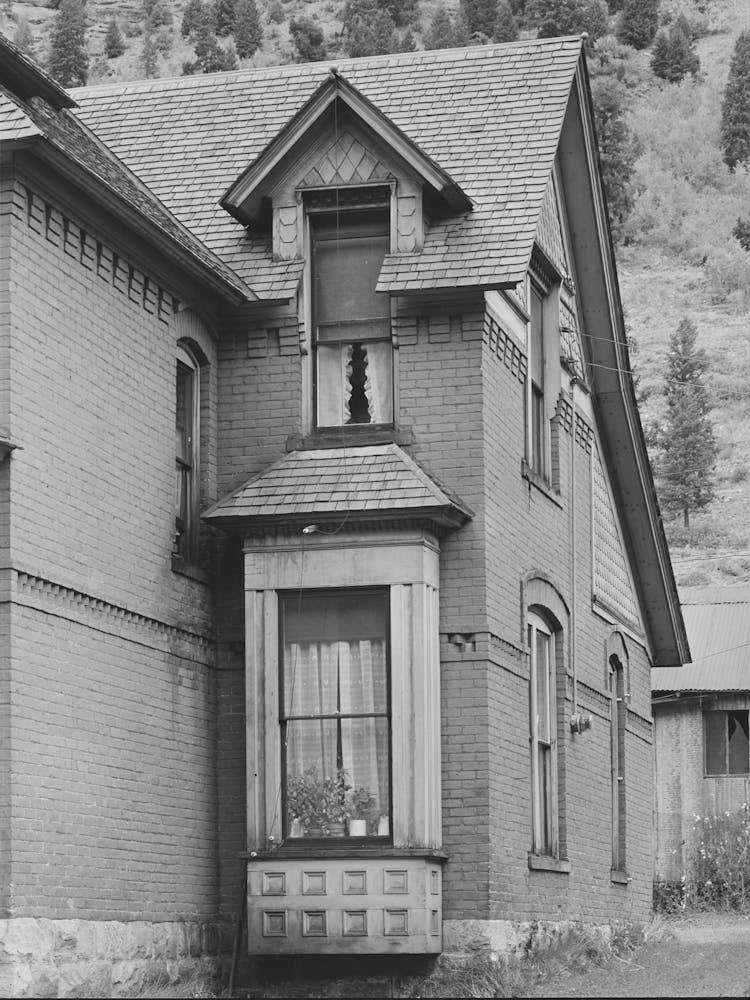 Detail Of Old Residence, Telluride, Colorado By Russell Lee