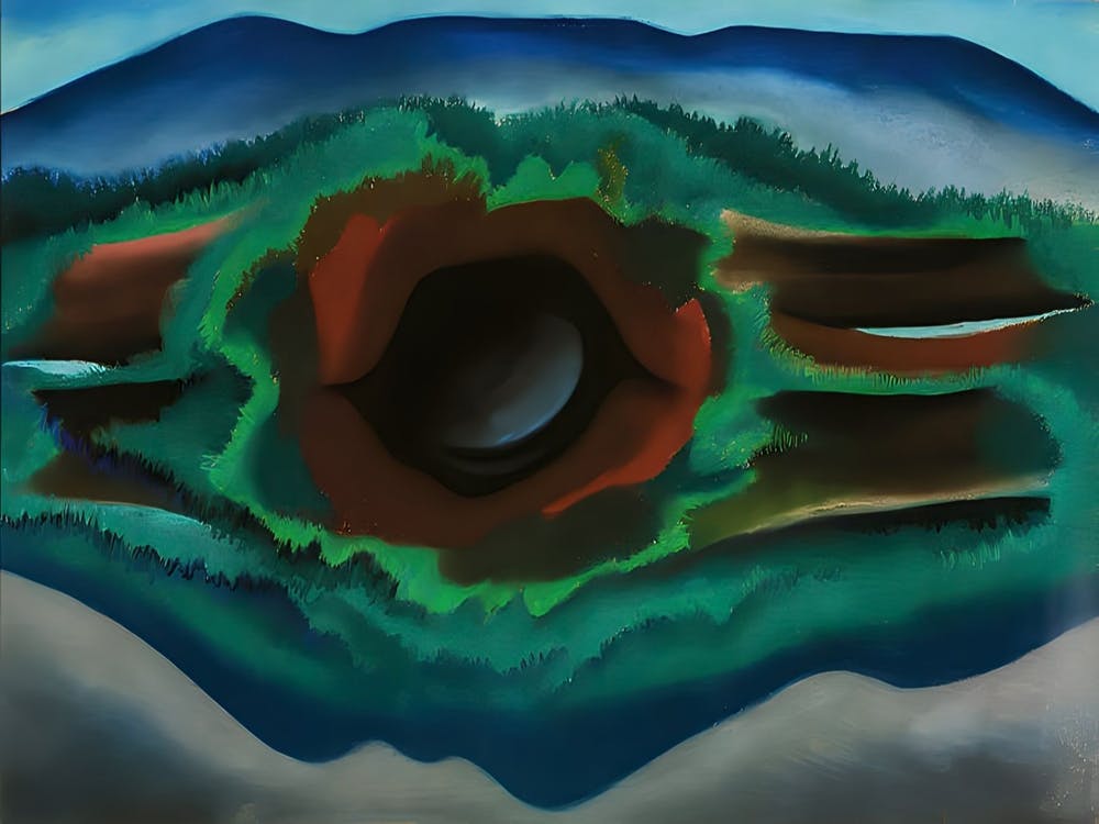 Georgia O'Keeffe - Pool in the Woods, Lake George