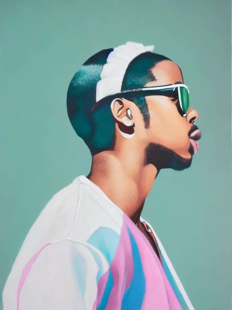 Jeremih Colourful Illustration