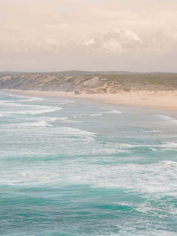 Sunset On Bordeira's Beach