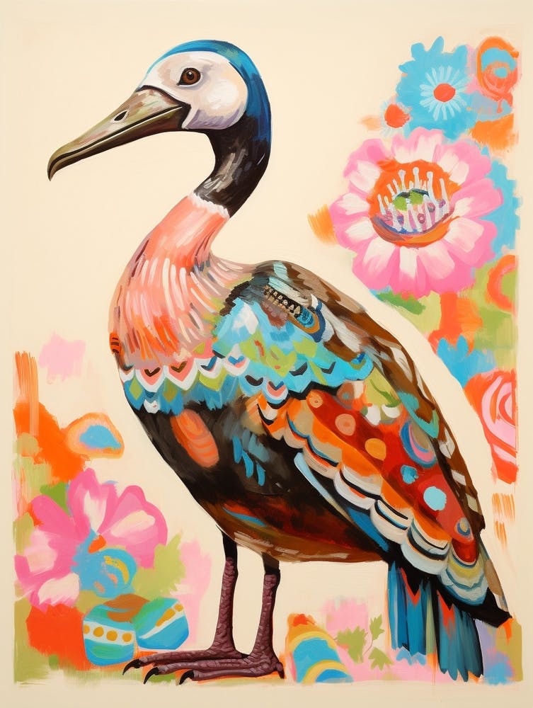 Pink Scandi Brown Pelican 1