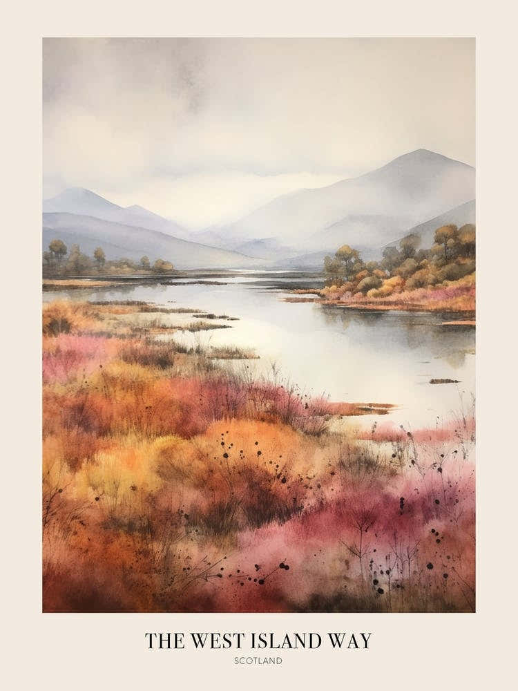 The West Island Way Scotland Uk Trail Poster