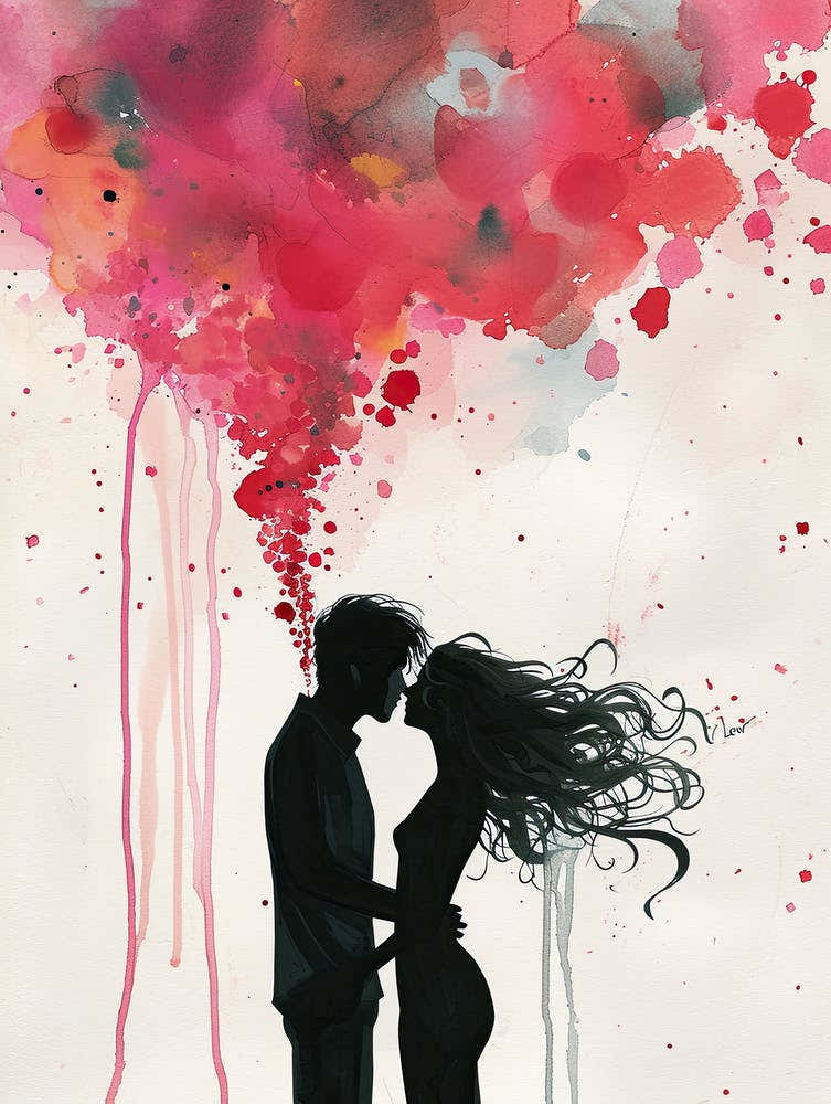 Couple Kissing, Valentine's Day