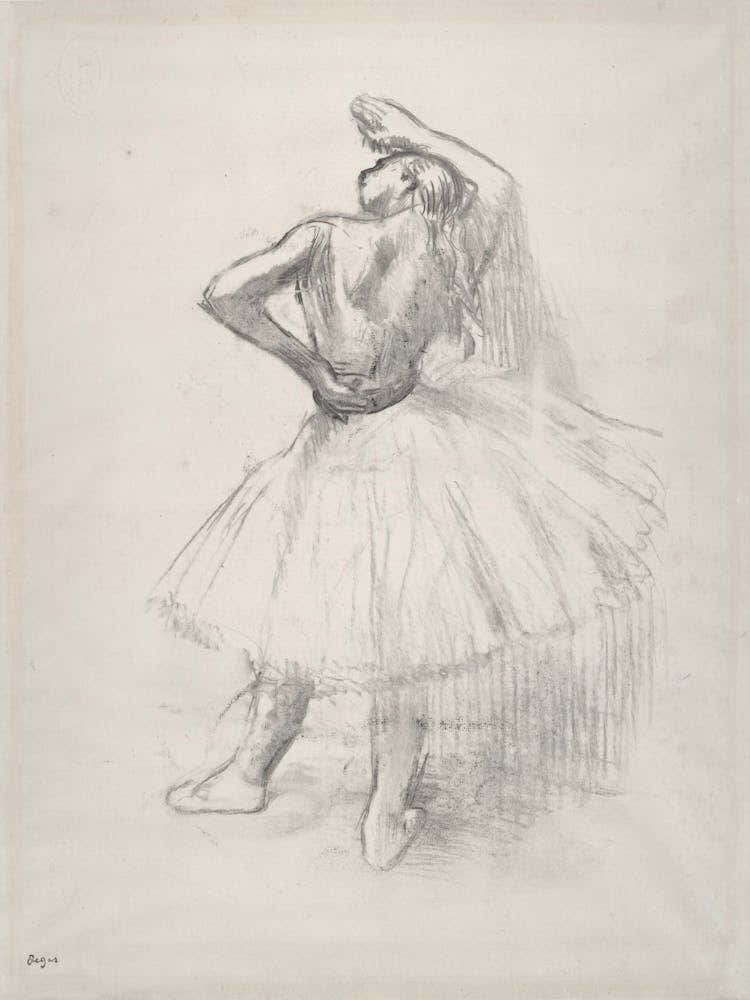 Ballerina By Edgar Degas