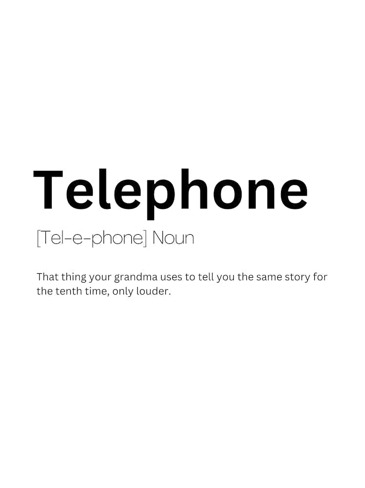 Telephone Definition Meaning