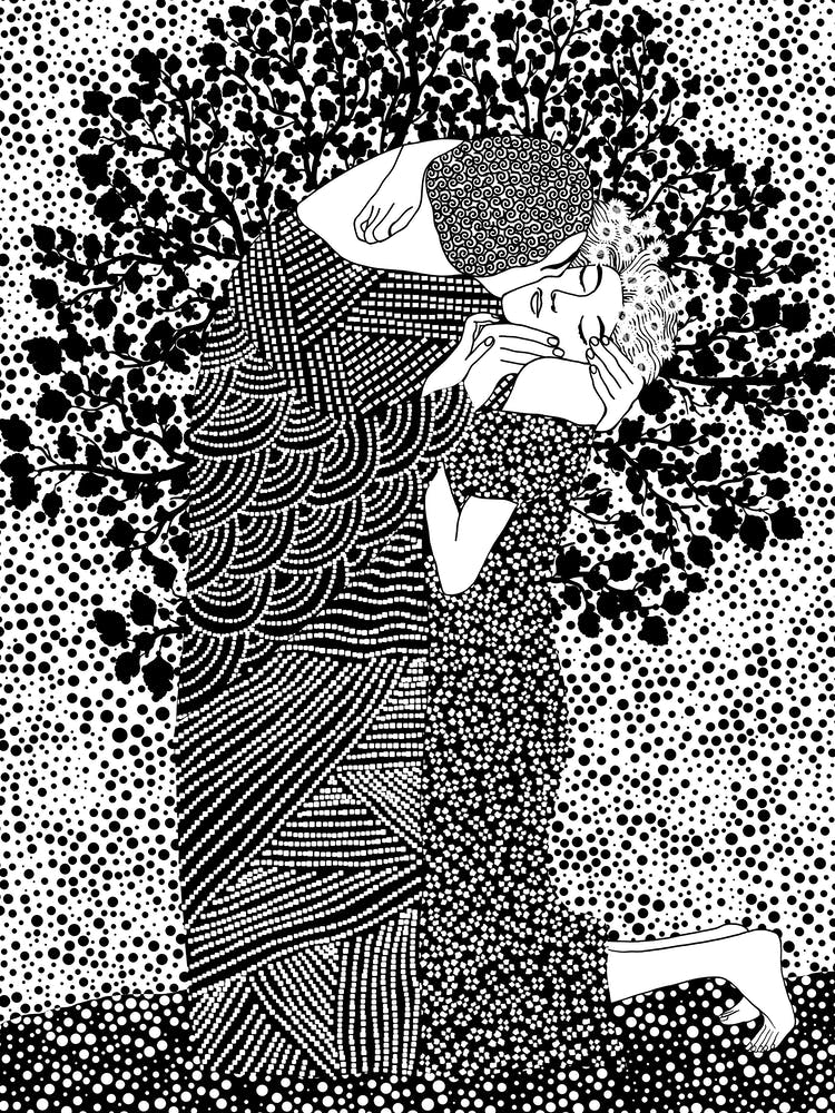 Klimt reinterpretation - The Kiss