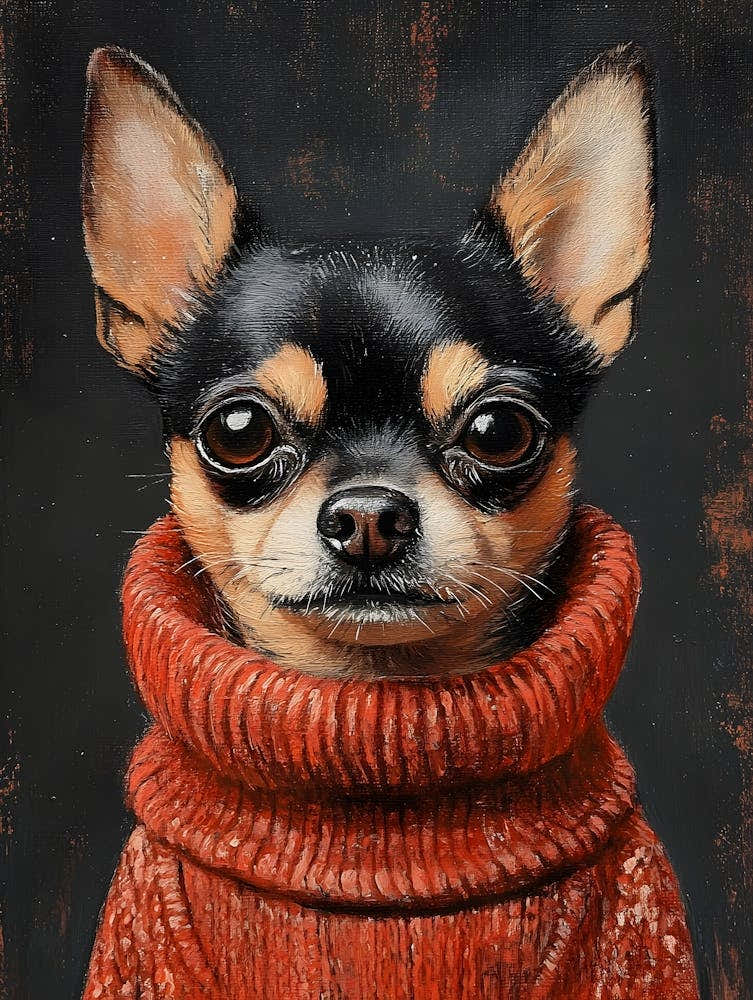 Chihuahua In Sweater 1
