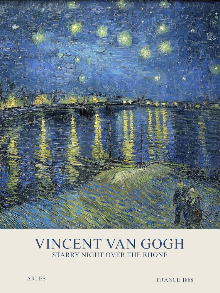 Vincent Van Gogh - Starry Night over the Rhone