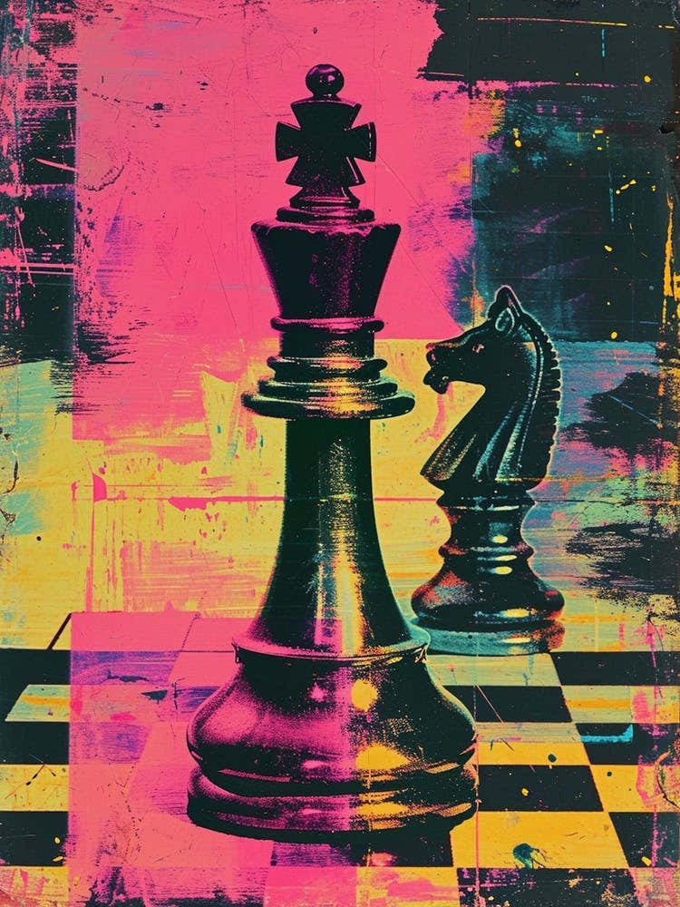 Abstract Polaroid Chess 4