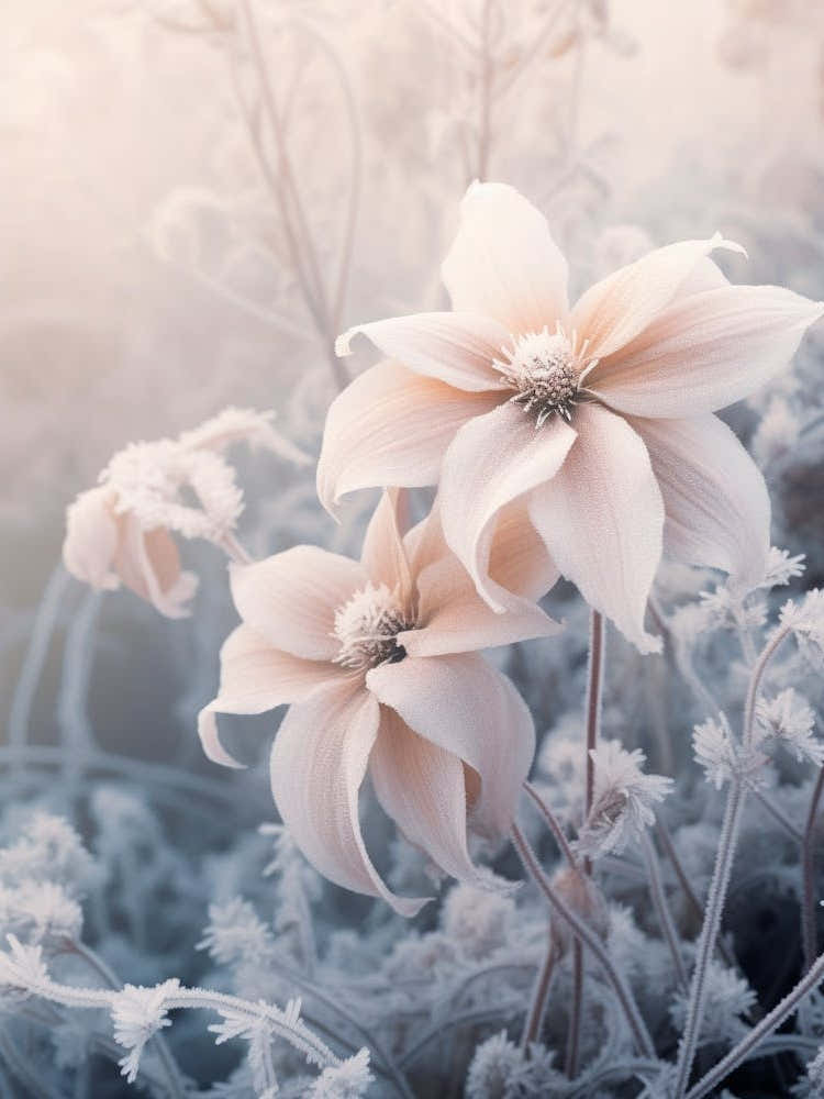 Frosty Botanical Poinsettia 3