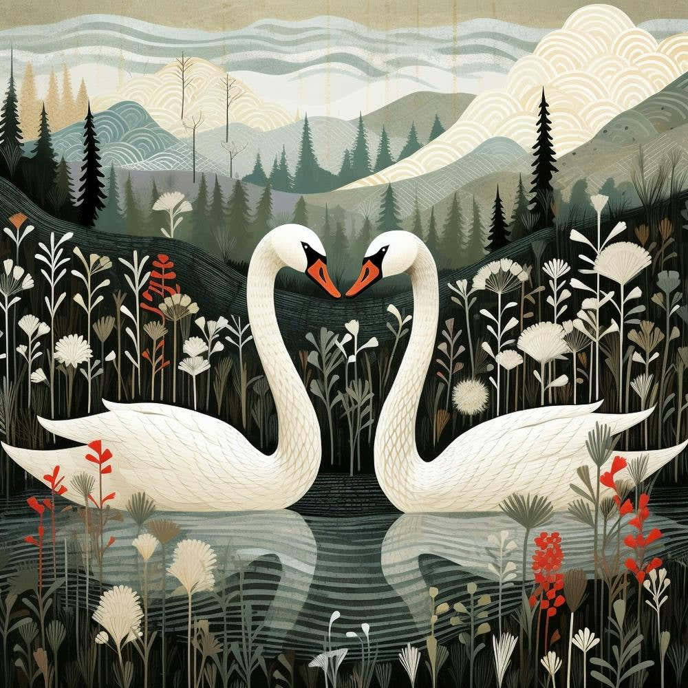 Bird In Nature Swan 4