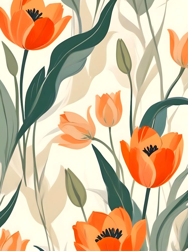 Orange Tulips